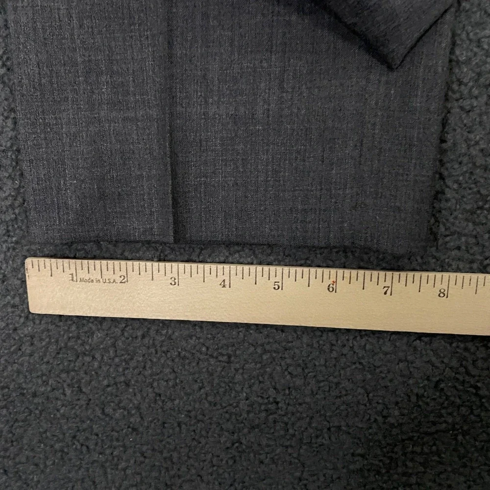 Bonobos Jetsetter Wool Suit 38R Slim Fit 32x34 Solid Gray Stretch 2 Piece